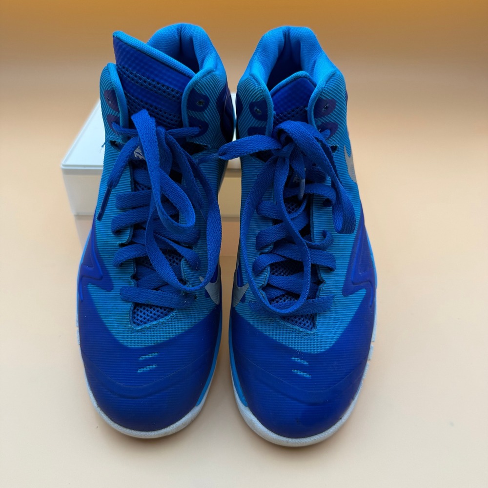 Nike‎ Boys Air Max Premiere Blue Athletic Shoes Sz 4Y 703928-424  Basketball